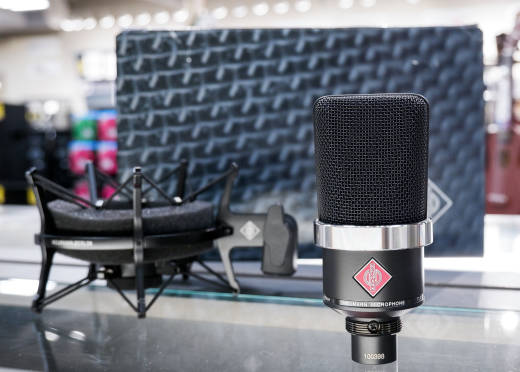 Neumann TLM 102 Studio Set Large Condenser Microphone - Black